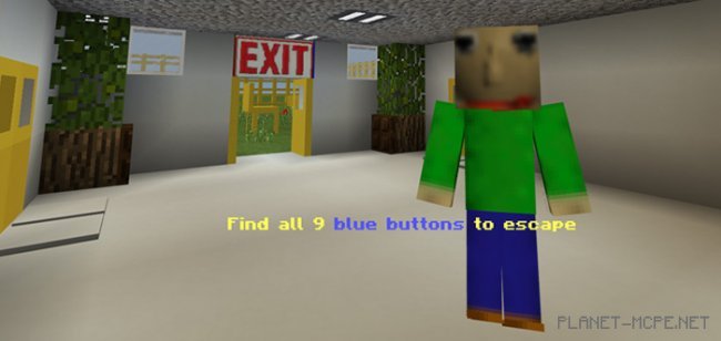 Map: Baldi’s Basics in Find The Button (Horror) [Minigame]