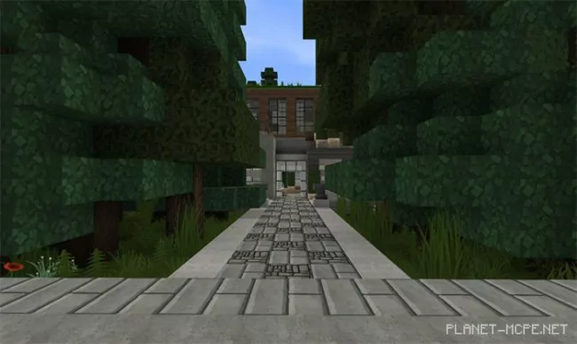 Self-Building Modern House Map [Redstone] [Creativity]