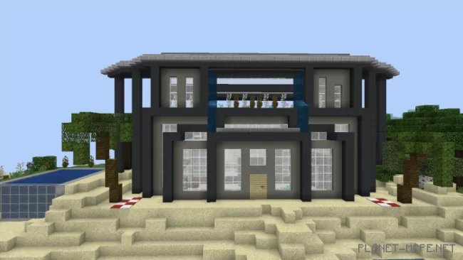 KC Modern Beachside Mansion Map