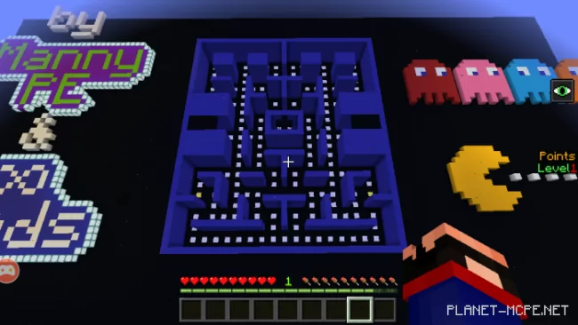 Pac-Man Game Map