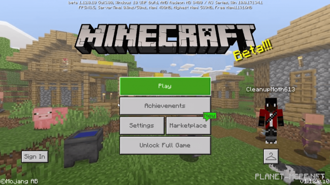 Minecraft 1.12.0.10 (Test version)