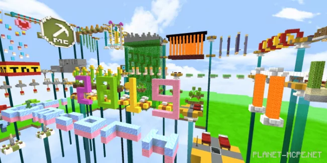 Sky Parkour Map