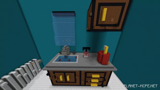 Map of Parkour Paradise: Giant House 2 – Bathroom Edition