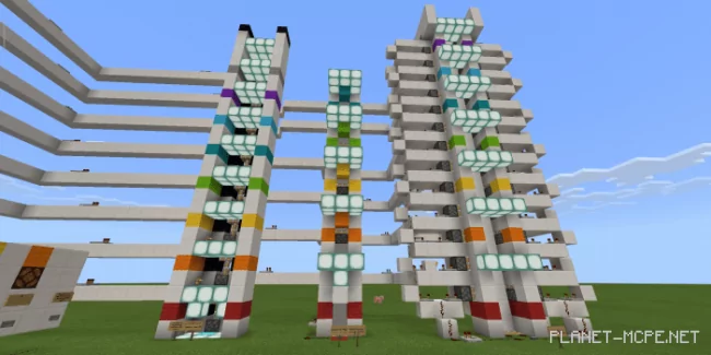 Redstone Elevator Collection Map