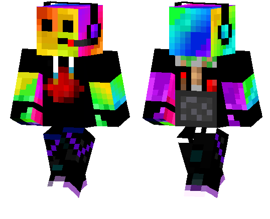 Redstone Rainbow Slime Skin