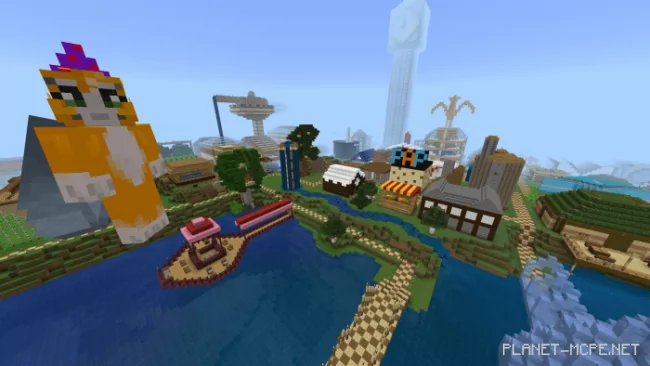 Stampy’s Lovely World Map