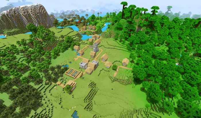 Seed with Swamp, Jungle Village, and Tall Cliff 1.16