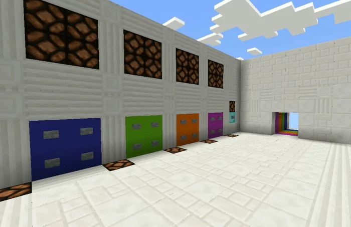 2×2 Customizable Piston Door Map