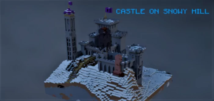 Snowy Mountain Castle Map