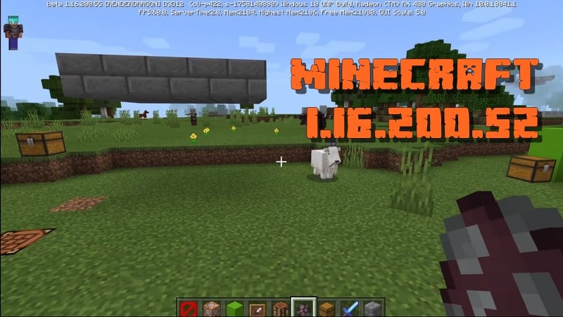 Minecraft 1.16.200.52 (Test version)