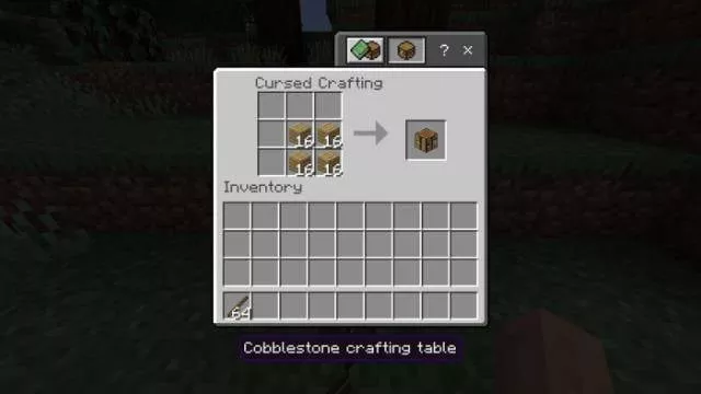 Cobblestone Crafting Table