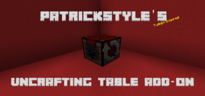 Uncrafting Table