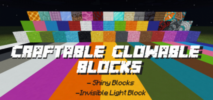 Craftable Glowable Blocks