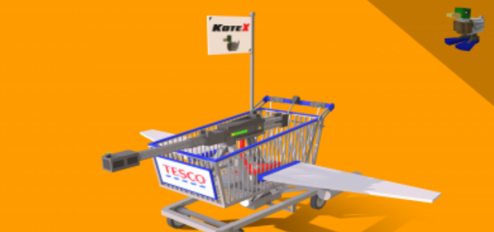 Tesco Trolley Laser Hunter X