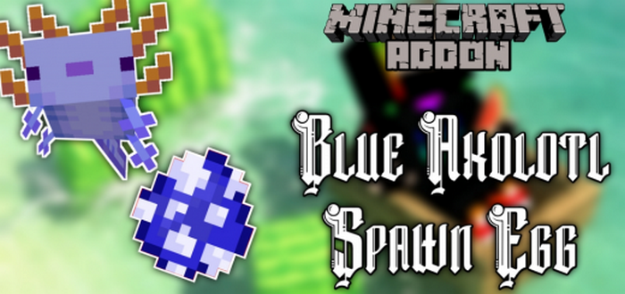 Blue Axolotl Spawn Egg