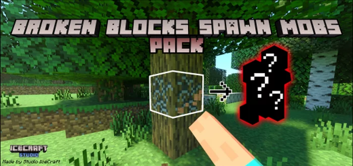 Broken Blocks Spawn Mobs