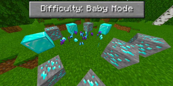 Preview of the Baby Mode mod