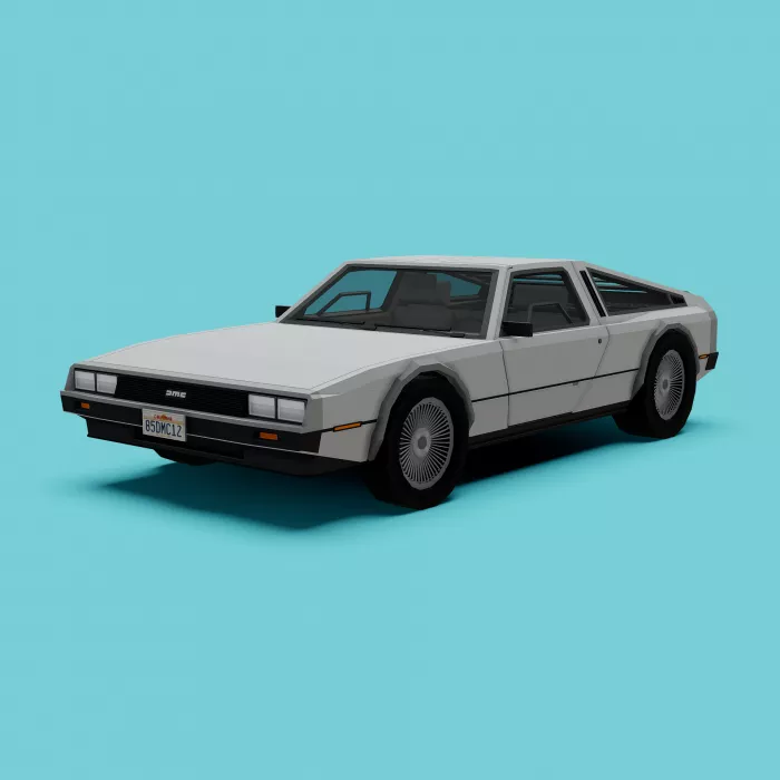 Серебристый | Мод DeLorean DMC-12