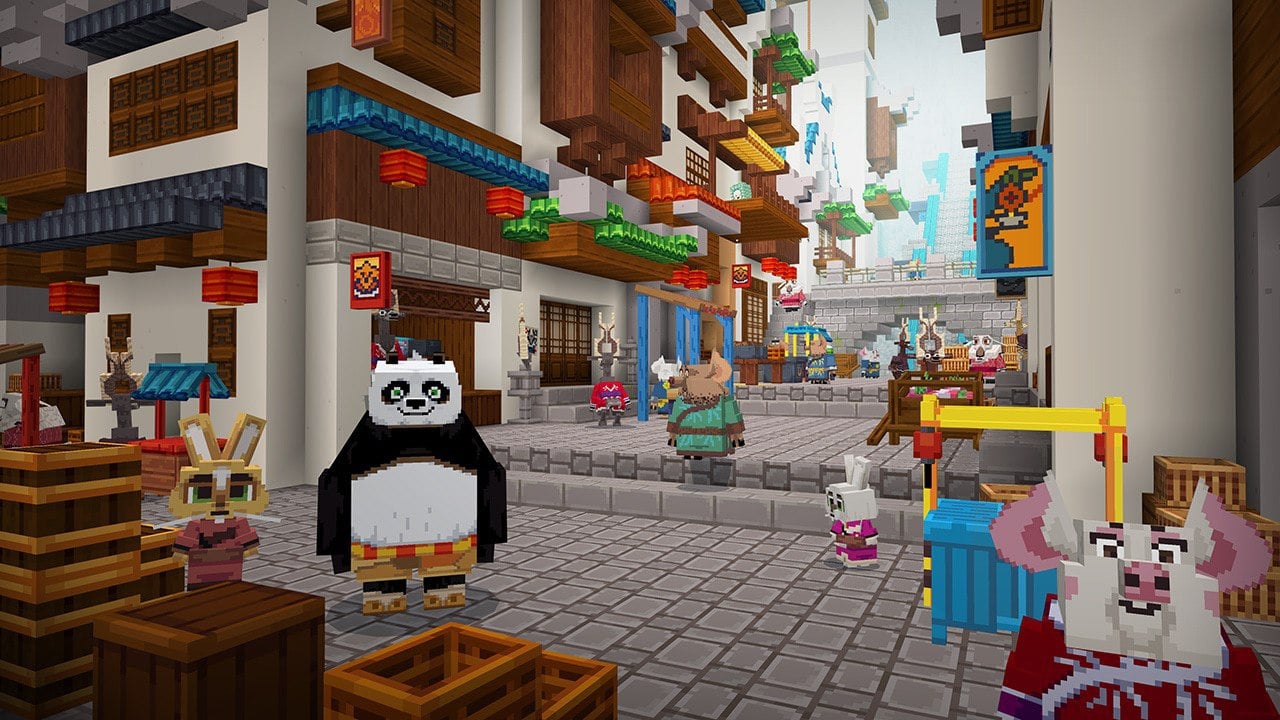 Cubed Adventures of Po: New Kung Fu Panda DLC in Minecraft