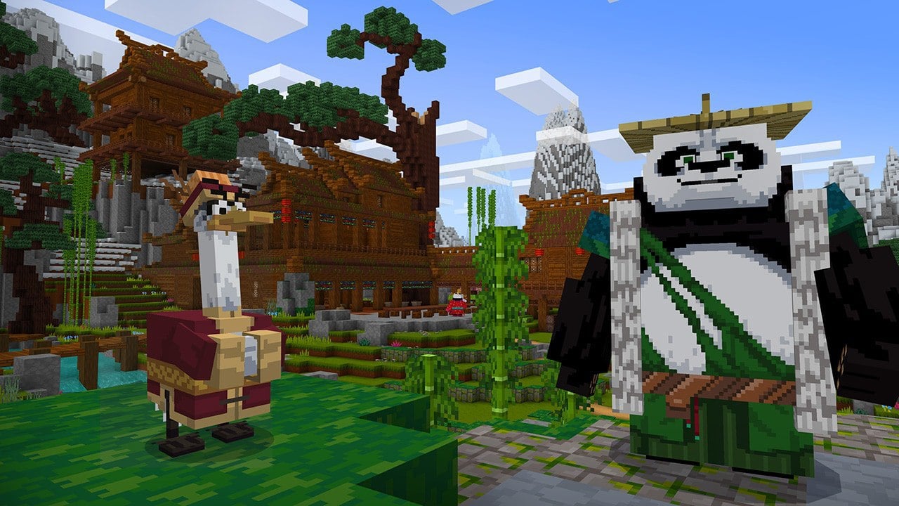 Cubed Adventures of Po: New Kung Fu Panda DLC in Minecraft