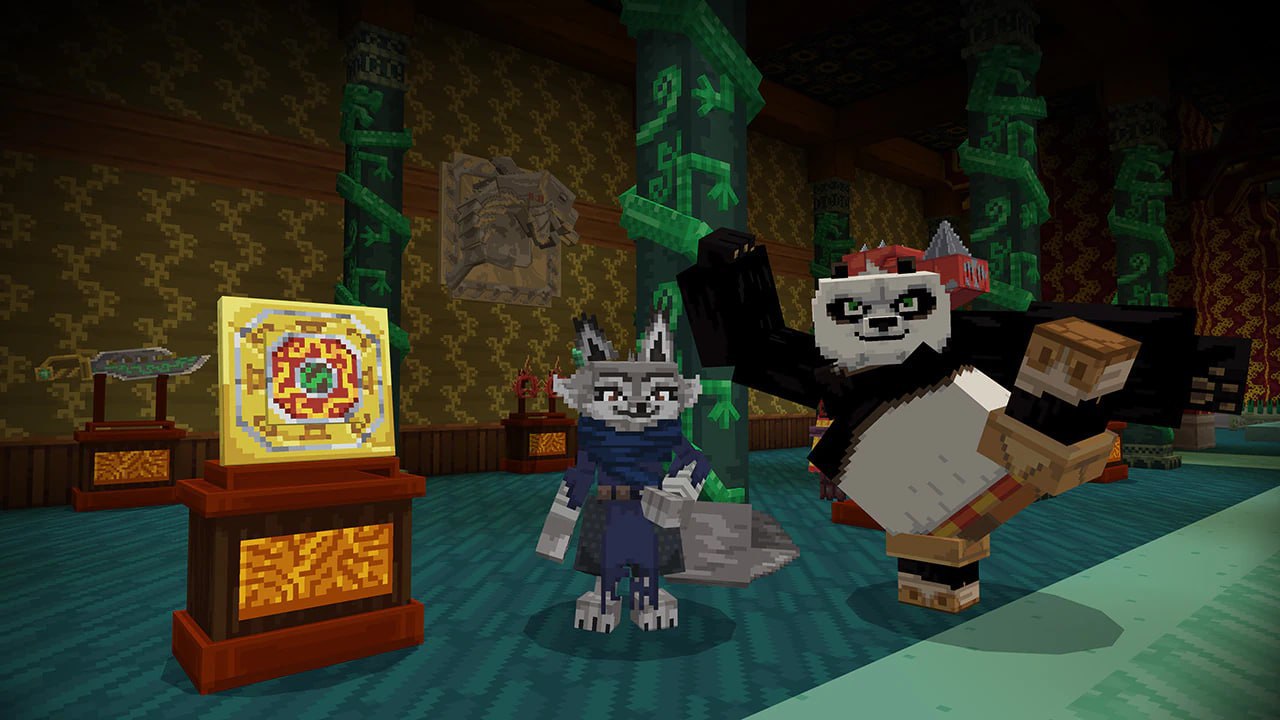 Cubed Adventures of Po: New Kung Fu Panda DLC in Minecraft