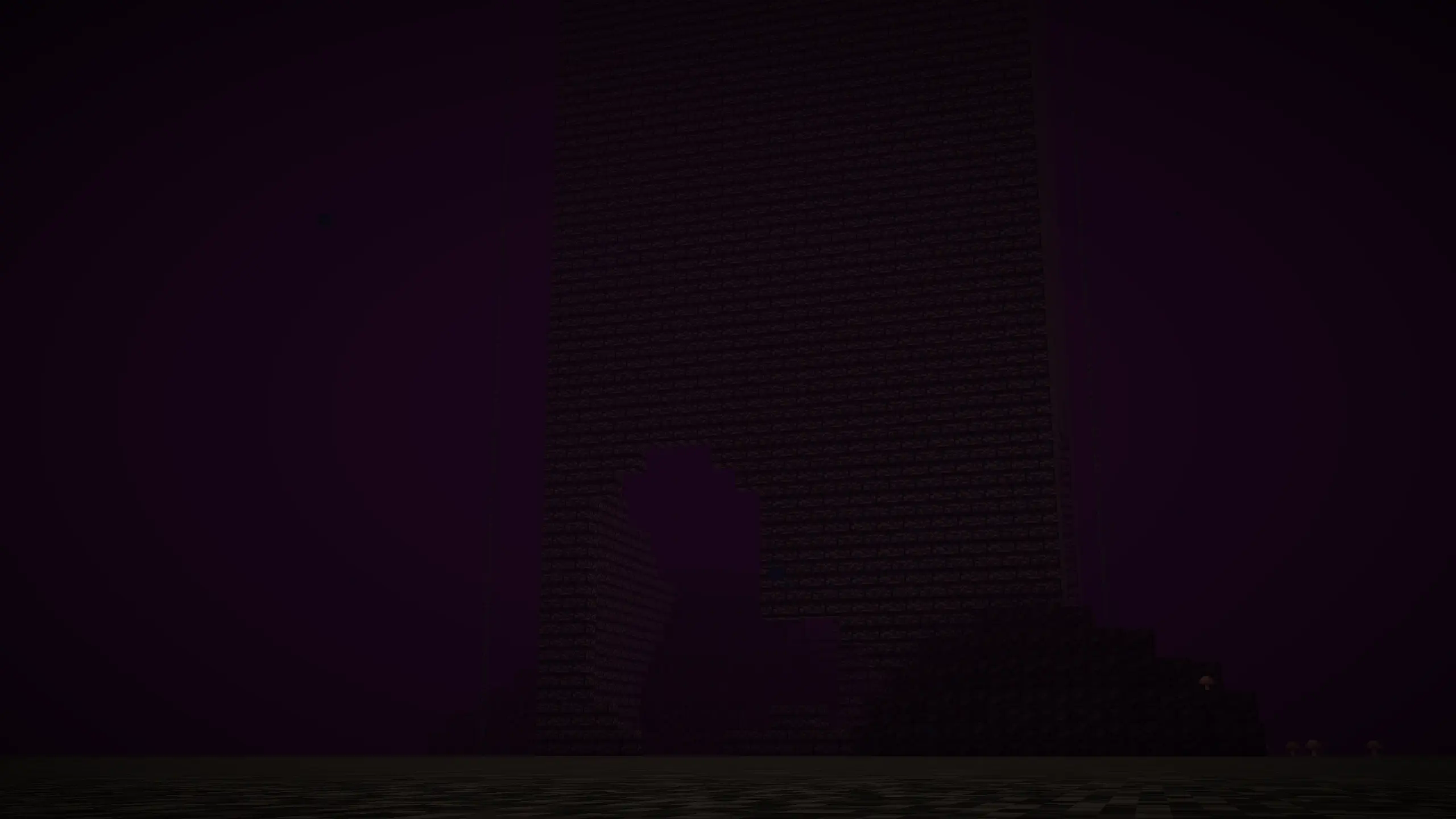 The Pact Tower, completely alone and quiet in the nether roof